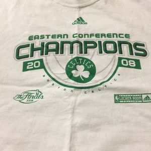Adidas Boston Celtics 2008 conference champs tee